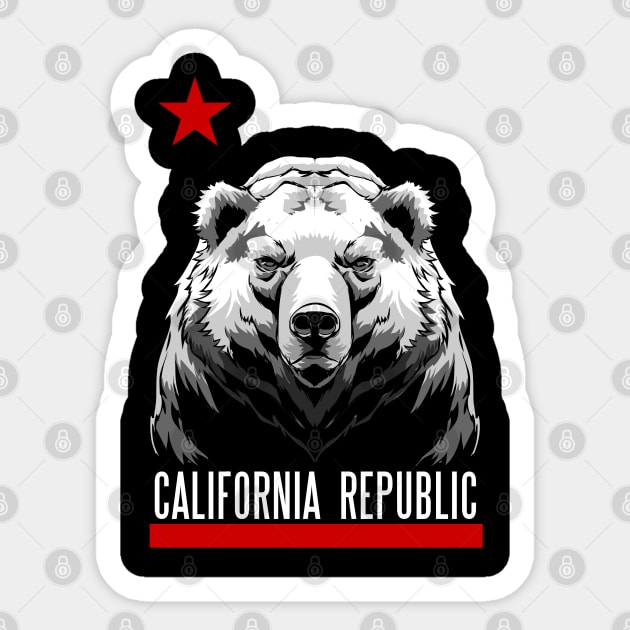 California Republic Sticker by Styleuniversal